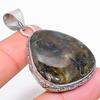 Лабрадорит Ручная работа 925 Стерлинговое серебро Ювелирная подвеска 2,01" R4l16