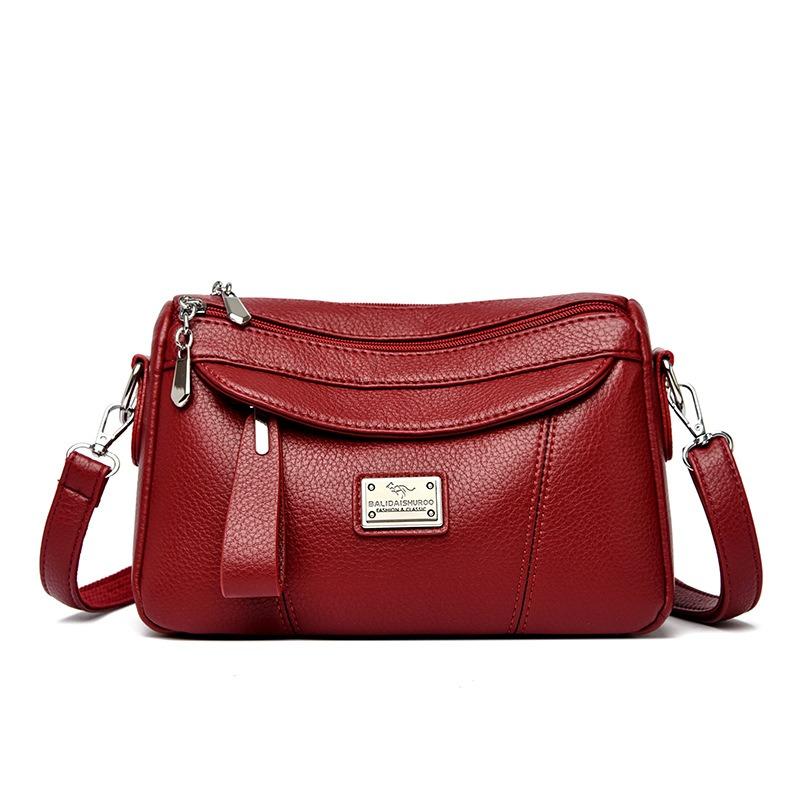 Женская сумка новая мода простая ретро сумка для мамы большая вместимость на плечо сумка-мессенджер женская