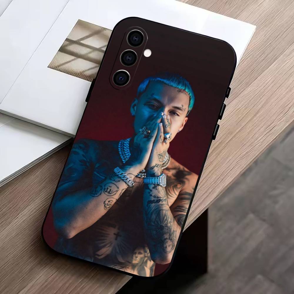 BC-Rapper Blessd Cantante Phone Case For Samsung Galaxy A73,A72,A71,A70,A53,A52,A51,Soft Silicone Black Cover