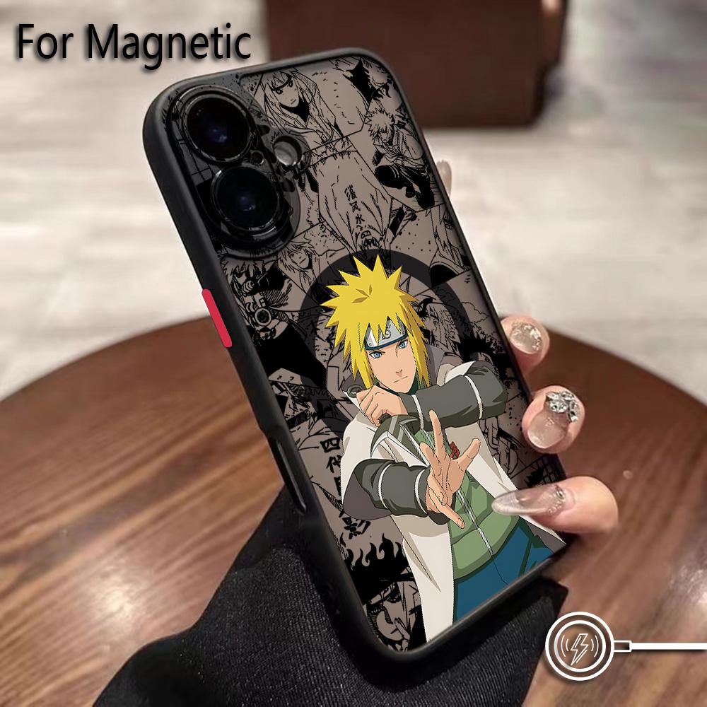 Narutos Minatos Namikazes Phone Case for iPhone 17 16 15 14 13 12 11 Air Pro Max Mini XR XS X 7 8 6 6s Plus Matte Magnetic
