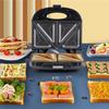Household Double Sided Heated Sandwich Maker Multipurpose Toast Waffle Breakfast Maker