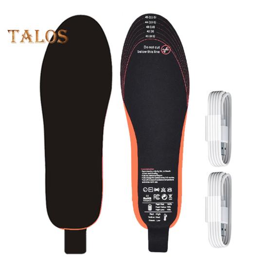 1 пара зимних электрических стелек с подогревом 3000 мАч, перезаряжаемые, 3 температурных настройки, управление через приложение, для мужчин и женщин, уличные грелки для ног, подогреваемые коврики для обуви