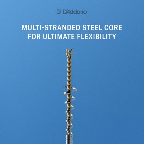 D'Addario Helicore Octave G (G2) Violin String, H354, 4/4m, Medium Tension