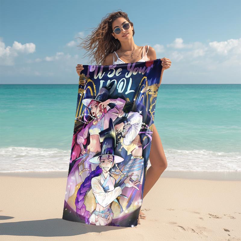 1Pc Fantasy Dance Light Beach Towel Microfiber Beach Towel Thin Absorbent For Beach Swimming Yoga Bath Sports 0917194