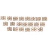 20Pcs Cabinet Door Hinges Brass Plated Mini Hinge Small Decorative Jewelry