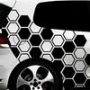 Автомобильная графика Наклейка Креативная Соты Стиль Сторонняя наклейка на авто Декор Авто Тюнинг Водонепроницаемая Модификация Соты DIY Наклейки