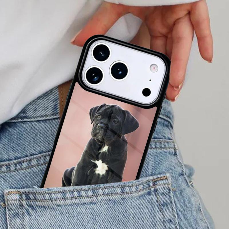 Чехол для телефона Кане Корсо Итальянский мастиф для iPhone 16e 15 14 13 12 17 Pro Max Plus Air 17pro Обложка Coque