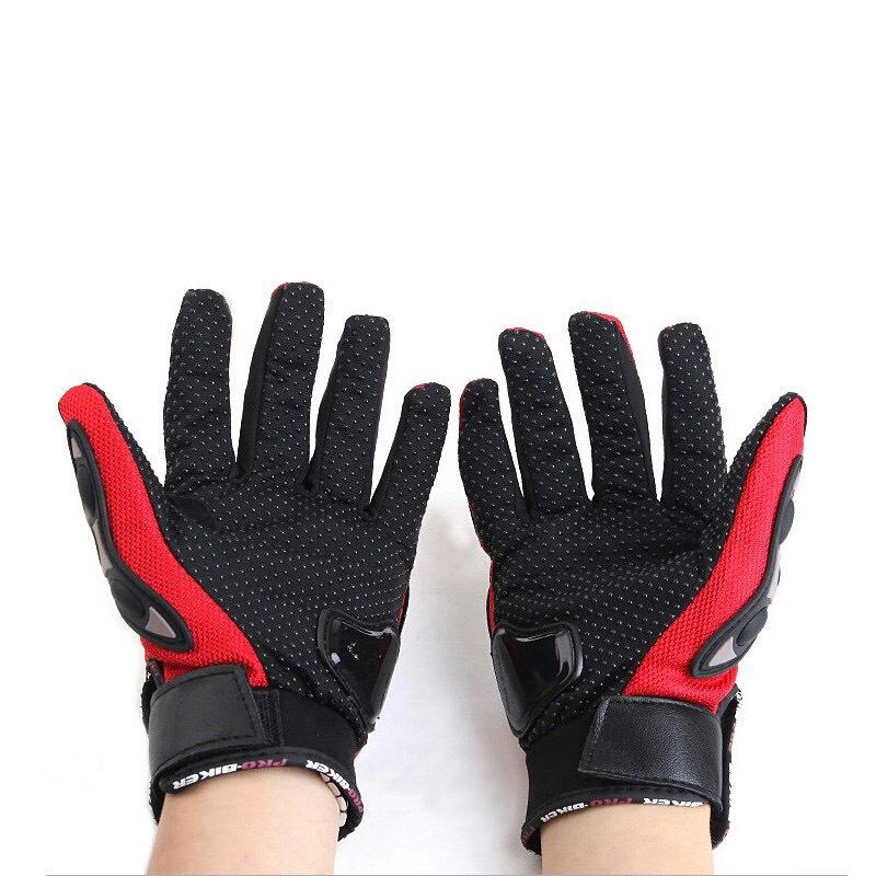 Breathable Motorcycle Gloves Full Finger Touch Screen Compatible Moto Racing Protective Gloves for Bicycle And Summer Use