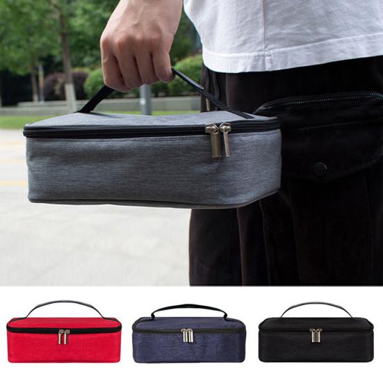 Изолированная сумка для ланча для взрослых и детей 3,2 л Компактная термосумка из ткани Оксфорд Портативный герметичный контейнер для еды для офиса, школы, пикников