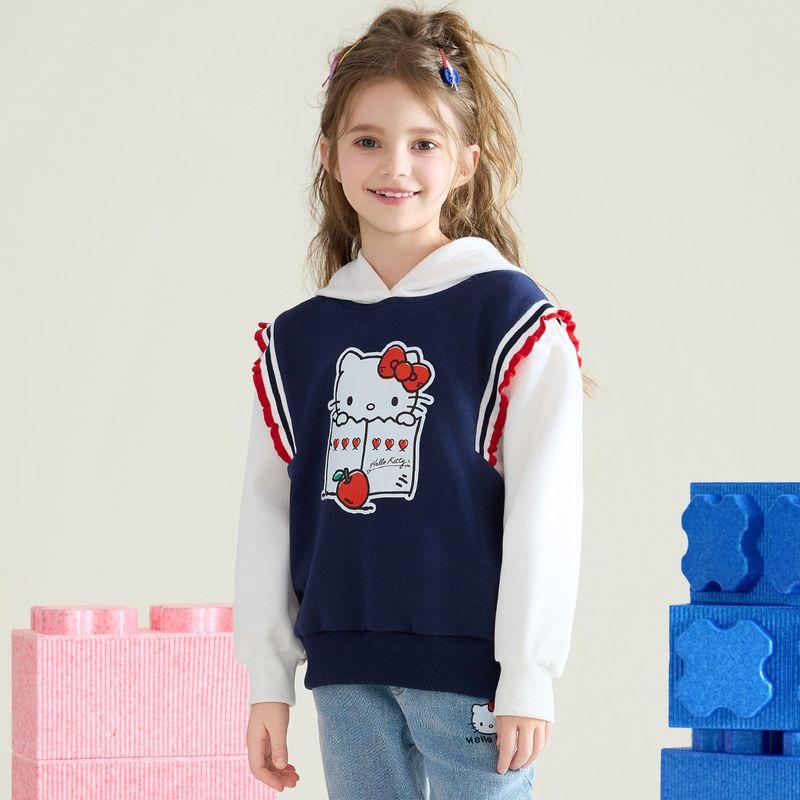 Girls' Autumn Sweatshirt 2024 New Style for Older Children