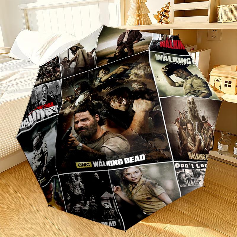 Warriors Of Dead Umbrella 8-Frame for Travel, camping, Casual Lightweight Portable Umbrella, Essential for every family Holidays Gift