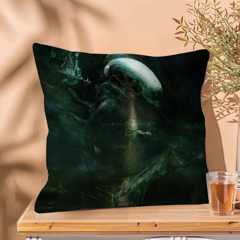 Classic SciFi Alien Movie Pillow Cushion Cover Pillowcase Living Room Sofa Home Decor Customized