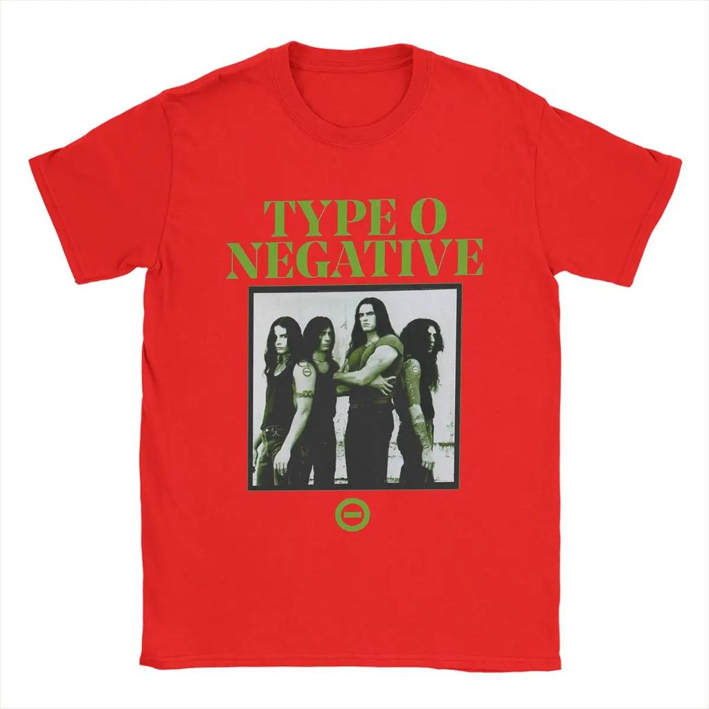 Мужская футболка Type O Negative Funny Cotton Tees с коротким рукавом и круглым вырезом, летние топы