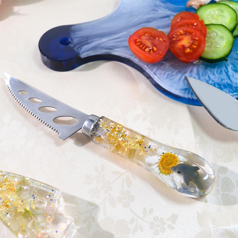 Набор эпоксидных форм для изготовления своими руками хрустальной открывалки для бутылок и ножа для сыра