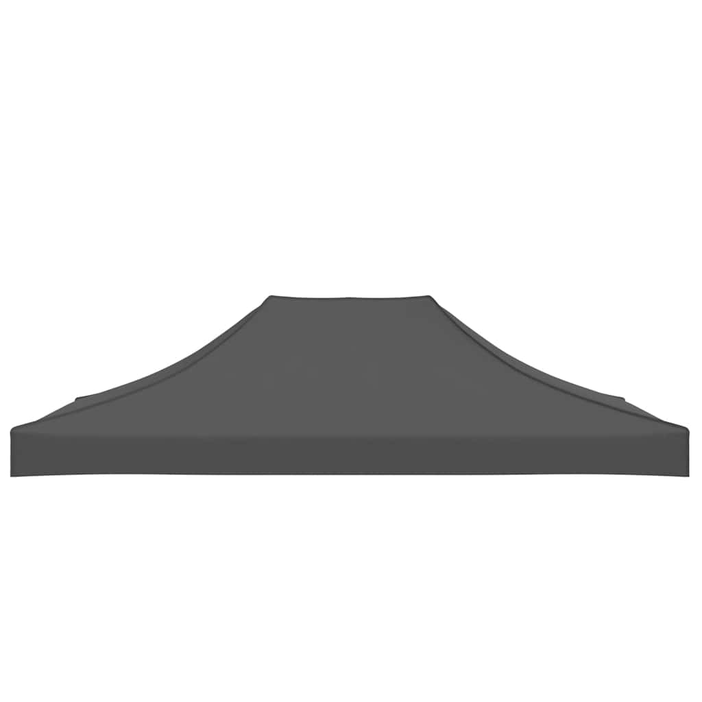 Party Tent Roof 4.5 x 3 m Anthracite 270 g m²