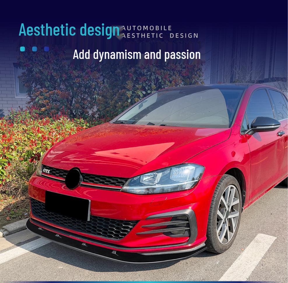 Передний сплиттер-спойлер для Volkswagen Golf, комплект обвеса