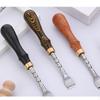 Обжимной инструмент Кожаный держатель для биговки краев Ручной DIY Craft Портативный