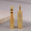2Pcs/Set 6.5Mm To 3.5Mm And 3.5Mm To 6.5Mm Audio Adapter For Headphone Amplifier Audio Adapter Microphone 6.3 3.5 Mm Converter