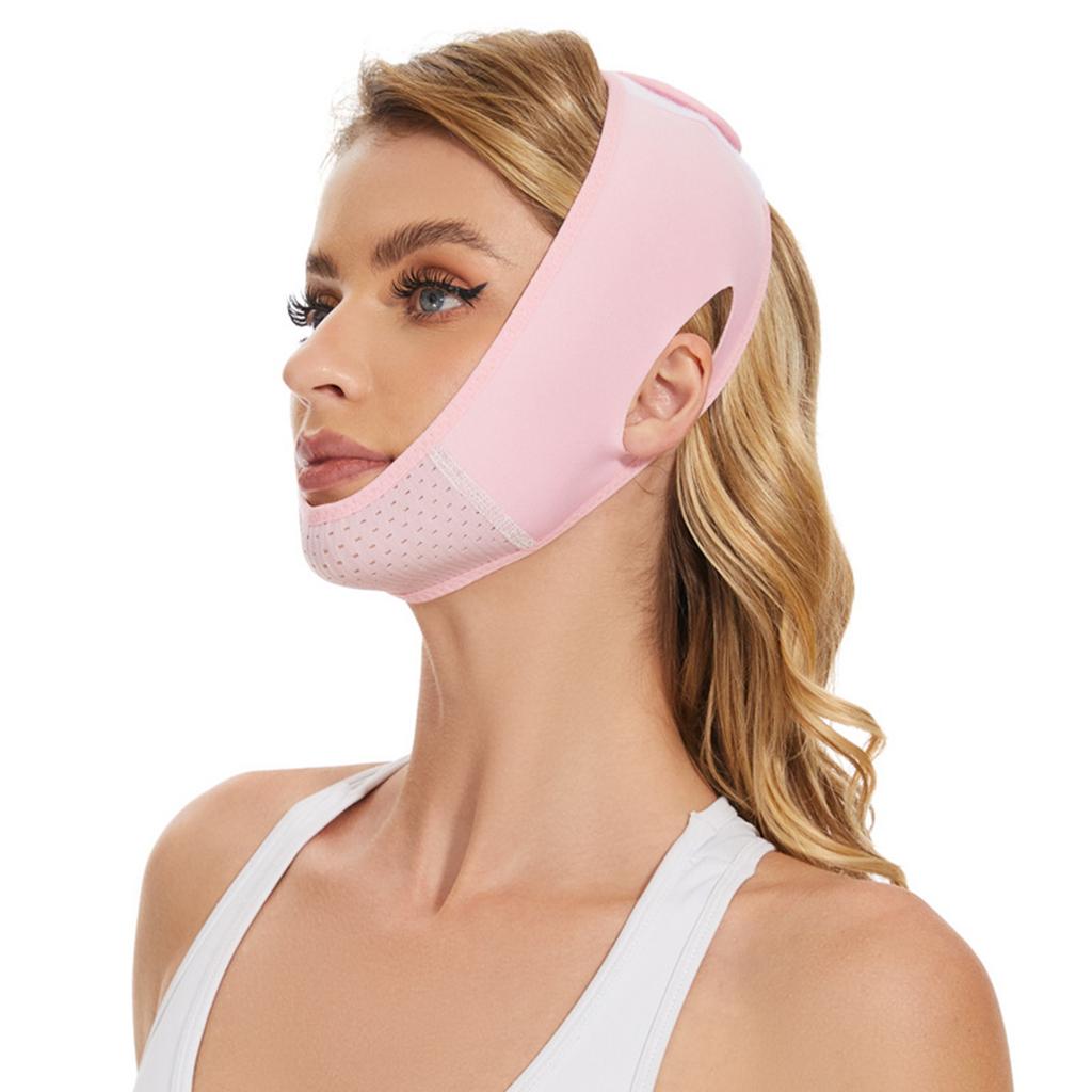 V Line Face Strap for Double Chin Reduction, Firming and Contouring Face Adjustable Chin Tightening Mask for Women