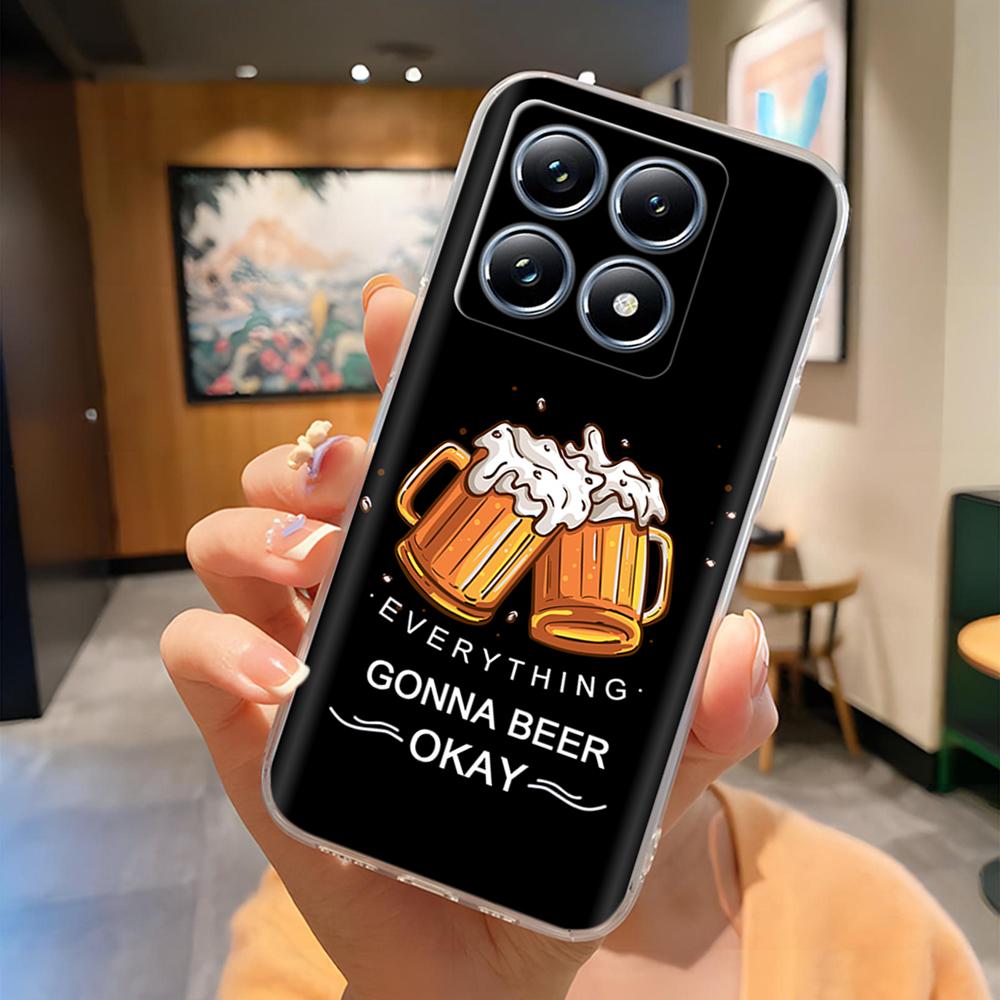 Для Xiaomi 14T Чехол Мягкий Силиконовый Прозрачный Противоударный Чехол для Телефона Для Xiaomi Mi 14t Pro Mi14T Легкая Задняя Крышка Funda Capa