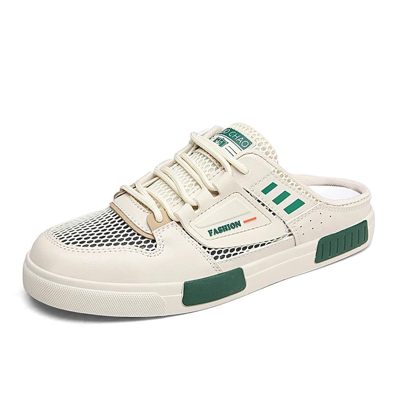 Мода 2024 Лето Мужская повседневная обувь Модные мужские полутапочки Мужская спортивная обувь Брендовая обувь Тапочки мужские Zapatos De Hombre