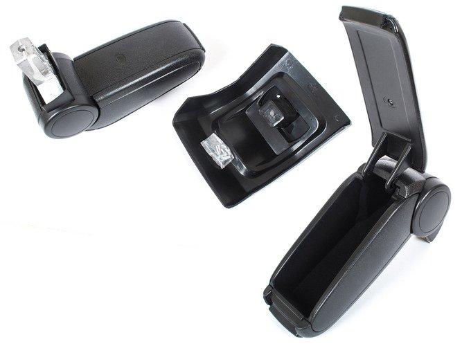 Ford Focus Mk2 04-11 armrest set BLACK ECO LEATHER + installation kit