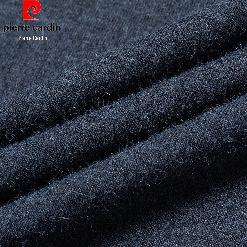 Pierre Cardin Men's Lambswool Blend High-Neck Pullover Sweater