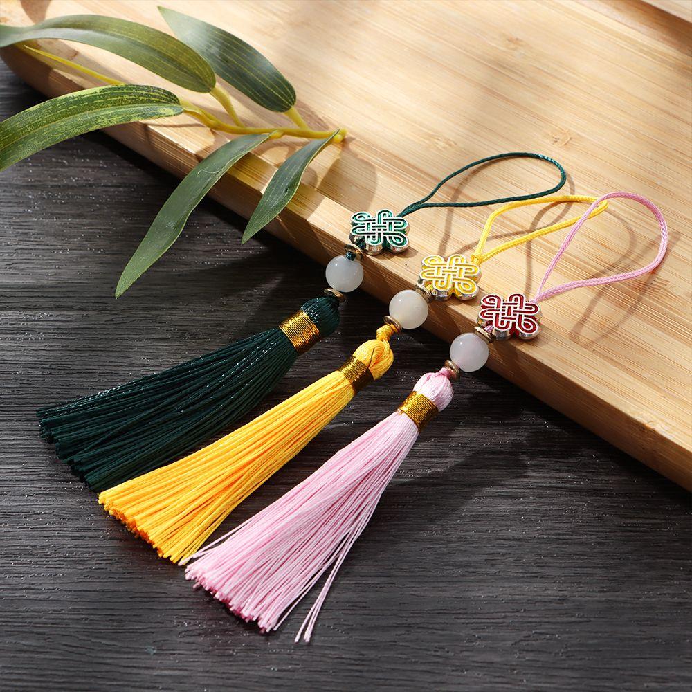Home Decor Chinese style Element 14 cm Knot Tassel New Year Case Pendant Tassel Phone