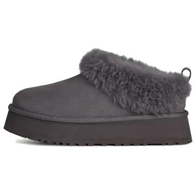 Tazzelle Удобные для поездок Круглый носок Толстая подошва Ботильоны Зимние ботинки Женские ботинки Синий Серый 1171393-OBS