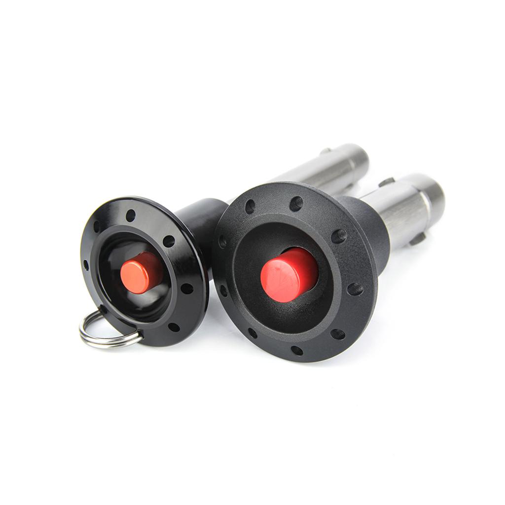 Dia6/8/10/12/16/20mm Stainless Steel Pin Aluminium Handle Red Button Quick Release Axial Pawl Locking Pin With Ring