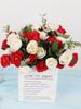 4 Bunch Artificial Rose Flowers 40 Heads Silk Roses Fake Flower for DIY Wedding Party Tables Home Outdoor Indoor Decorations