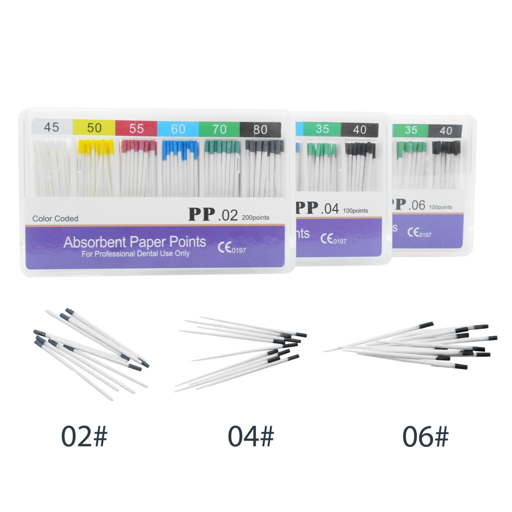 10 коробок Стоматологические впитывающие бумажные штифты Влаговпитывающие бумажные штифты Конусность 0,02 0,04 0,06 Эндодонтия Стоматологические клиники Расходные материалы