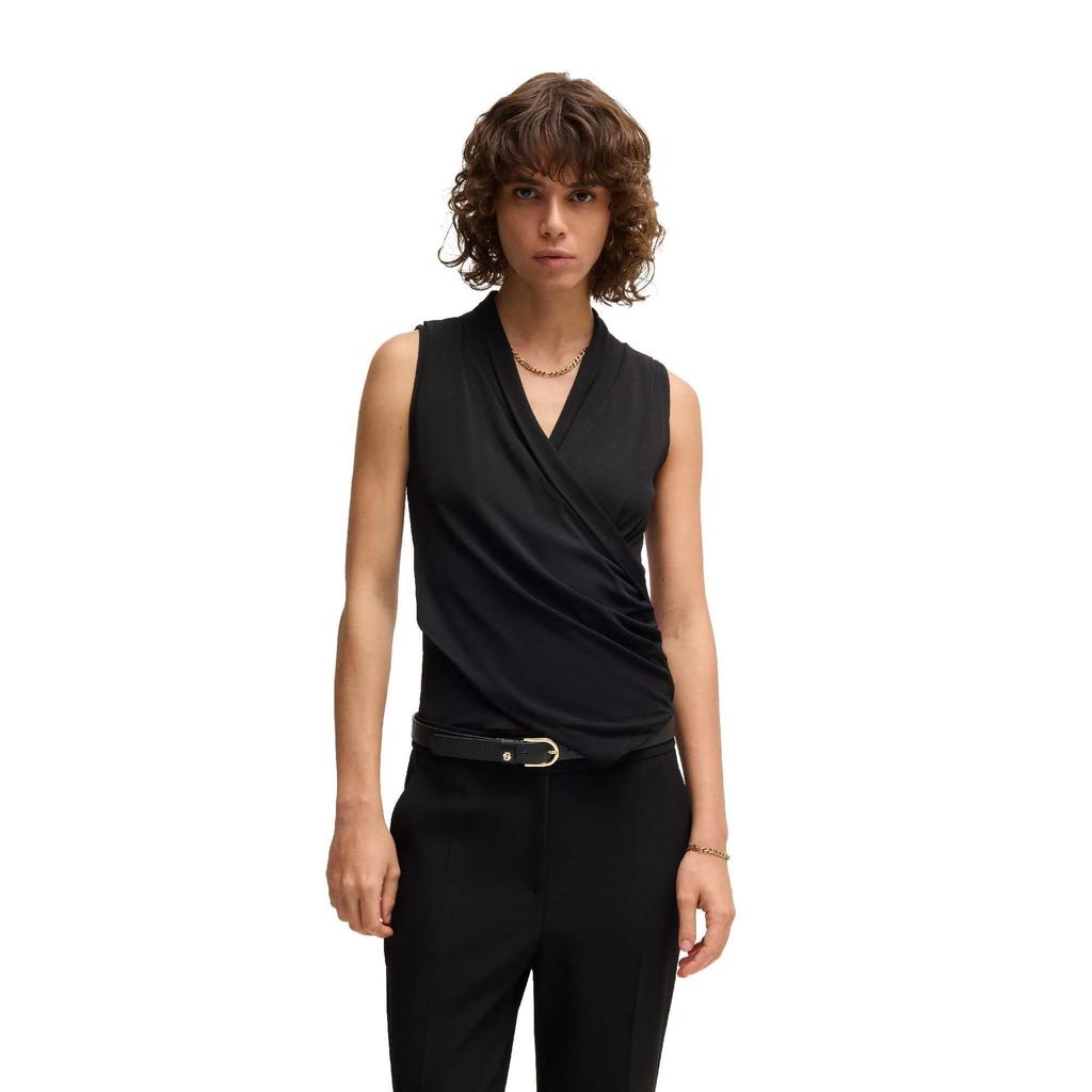 Boss Scarlet Monogram Cow Leather Belt