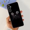 Чехол для Samsung Galaxy A05s SM-A057F Милый мультяшный чехол с кошкой Прозрачный силиконовый чехол для телефона для Samsung A05s A 05s Мягкий бампер
