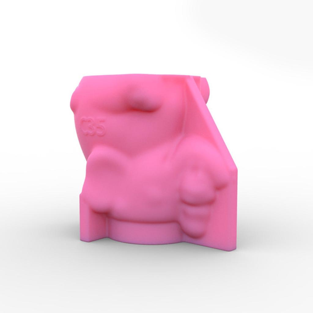 3D Flowerpot Silicone Mold Pen Holder Resin Mold for Epoxy Casting for Creative Christmas Craft for Home Office Ornament