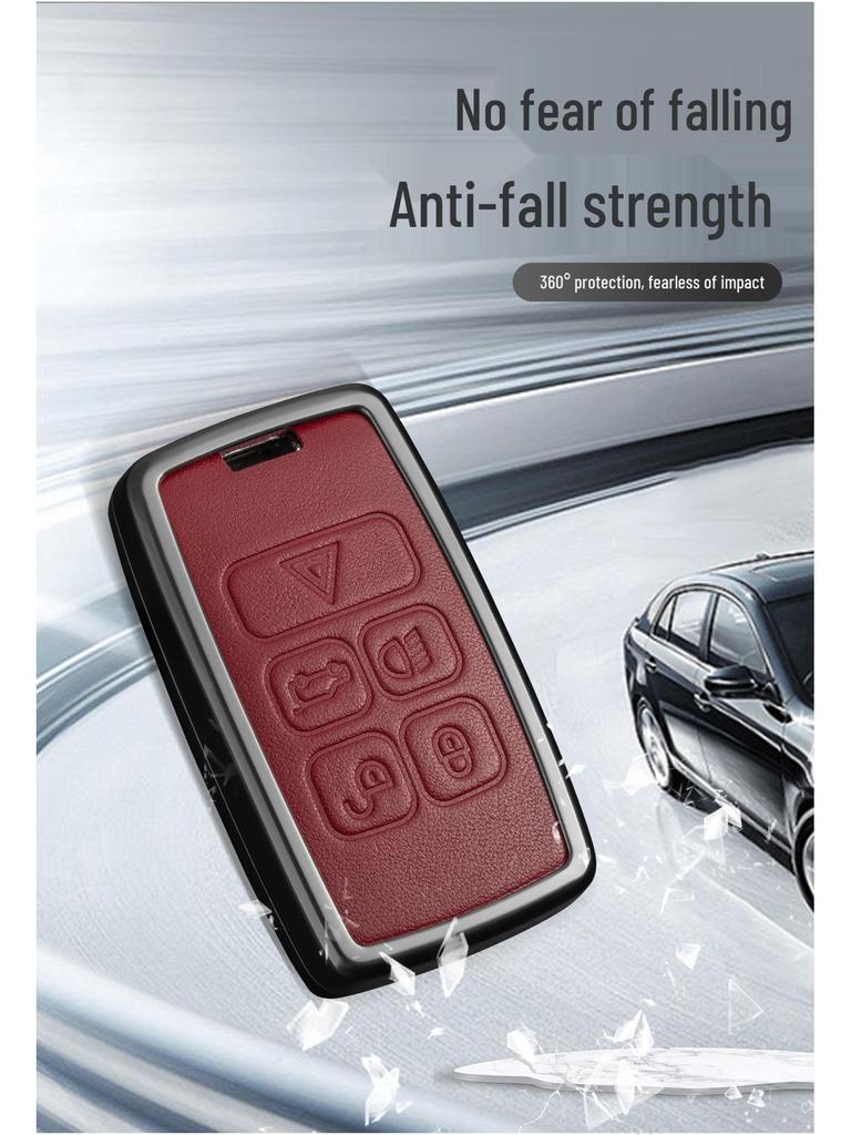 Чехол для ключей Land Rover для Range Rover Evoque, Defender, Velar, Discovery Sport, Discovery 5 - Пряжка Lan Yun