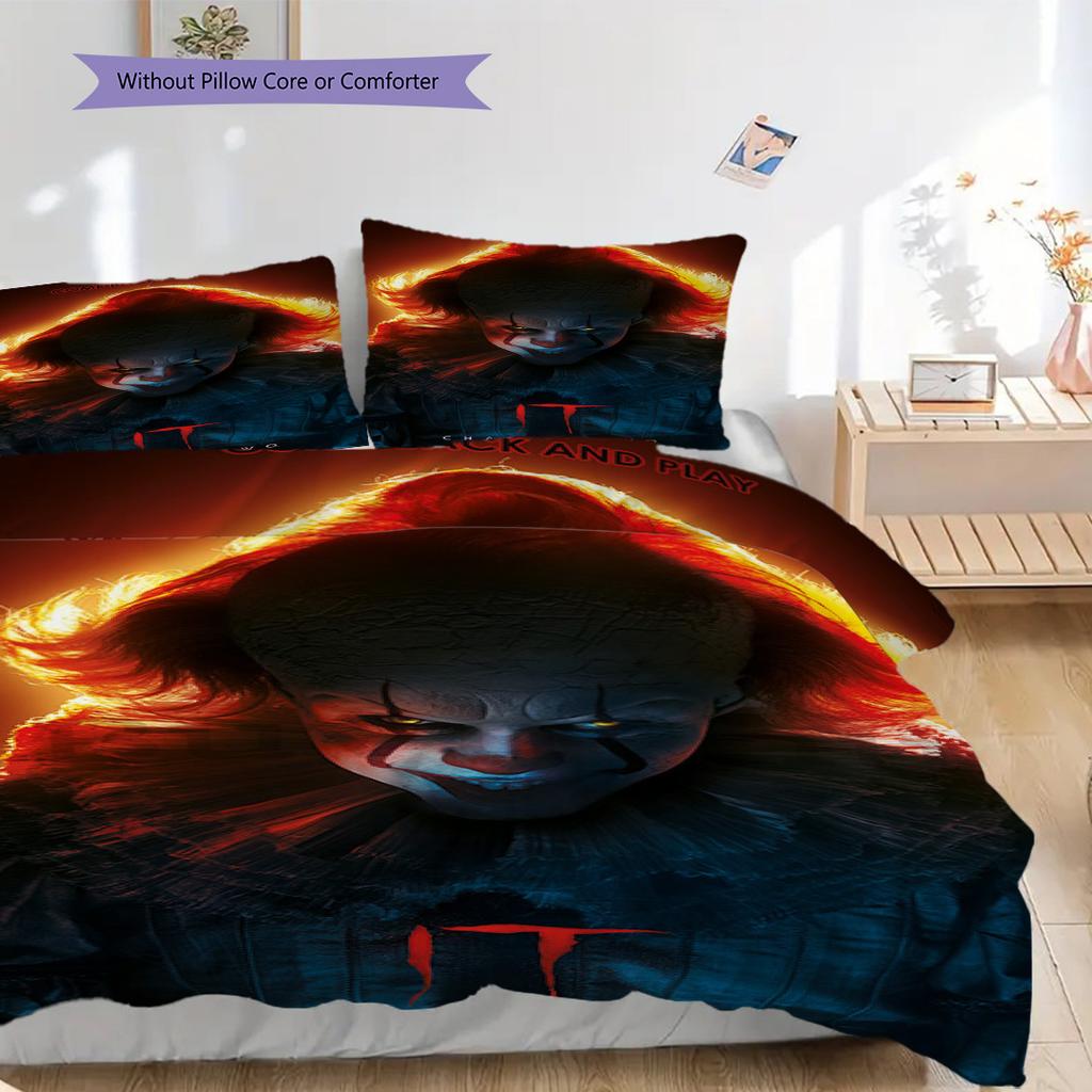 It Chapter Two Teaser Poster Threepiece Set 1 Duvet Cover 2 Pillowcase Without Core Christmas Birthday Gift Bedding Set