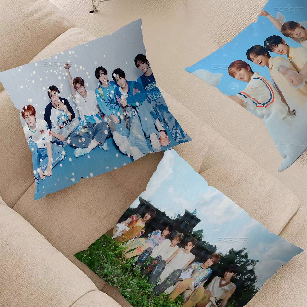 Boy Band N-Nct Wish Singer Pillow Cover Design Cushion Cover Decor Holiday Decorati