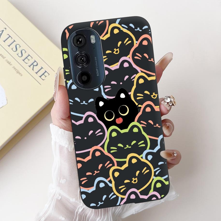 Чехол для Motorola Edge 30 Pro XT2201-1 Чехол Милый Панда Бантик Силиконовый Ударопрочный Чехол Для Moto Edge Plus 2022 Edge30 Funda