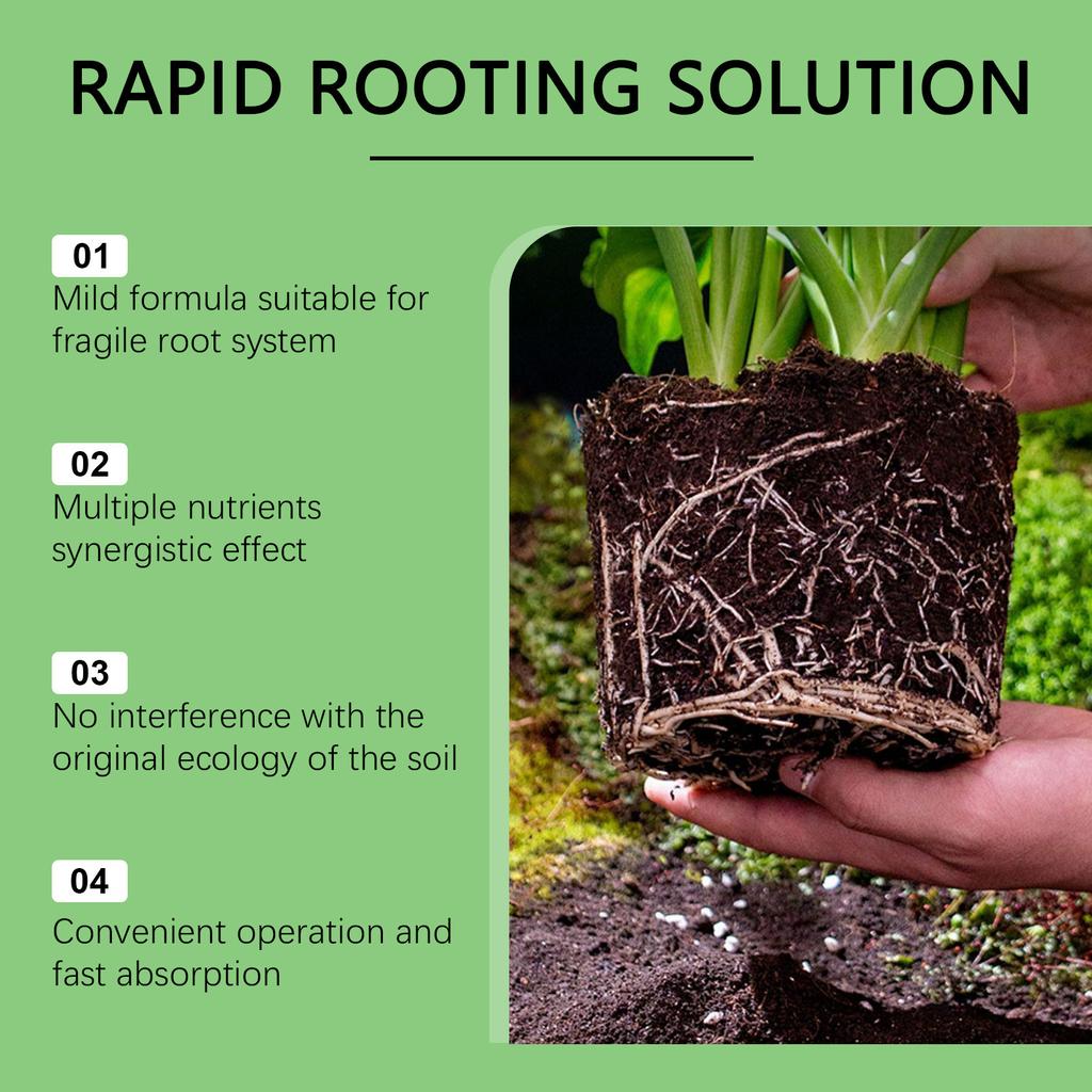 Эффективное решение для стимуляции роста корней растений, подходящее для домашнего садоводства, сельскохозяйственных посадок, гидропоники и обработки почвы, 50 мл