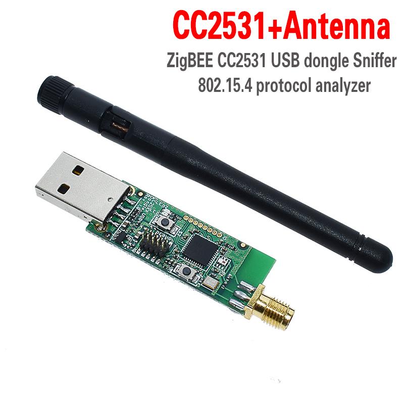 LIZAO CC2531M USB Беспроводной Модуль, 2.4GHz Zigbee Трансивер с Опциональной Антенной, Скорость 250K Бод для IoT Проектов