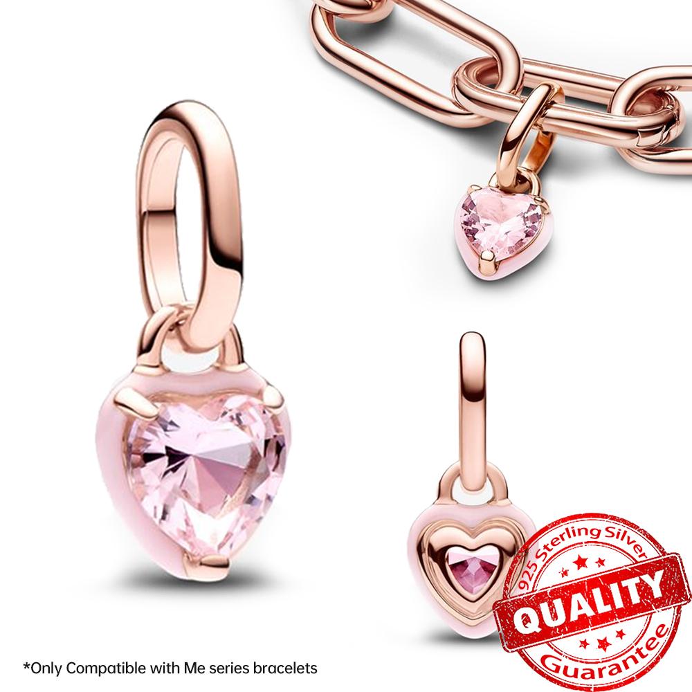 Оригинальные Медные Крылья Ангела Сердце Удача Божья Коровка Мини Подвеска Шарм Подходит для Оригинального Браслета Me для Женщин Ювелирное Изделие Подарок