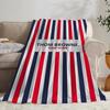 Trendy Brand T-Thom B-browne Throw Cozy Soft Flannel Throw Lightweight Skin-Friendly for Sofa Bed Office & Travel