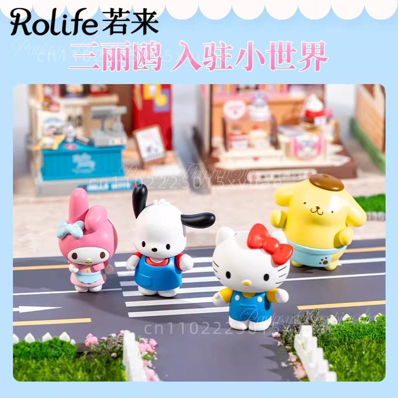 Rolife Cute Shop DIY Building Block Selling Store Miniature My Melody Puzzle Assembling Children's Building Blocks Toys