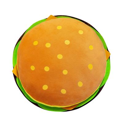 Мягкая игрушка-имитация бургера, большая подушка-закуска для дивана, креативное украшение в виде бургера.