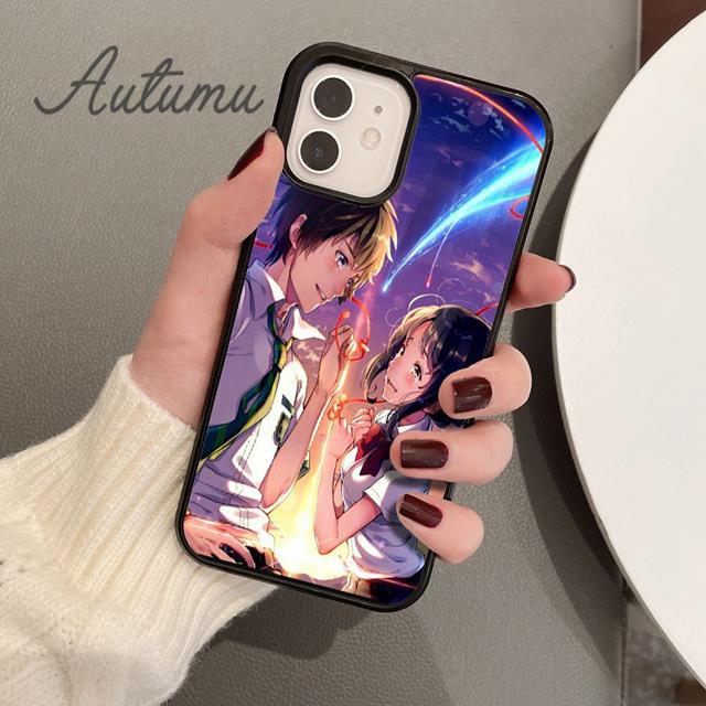 Чехол для телефона «Твоё имя Таки и Мицуха» для iPhone 11 12 13 14 Pro Max mini XR XS SE 2020 6S 7 8 Plus Samsung Galaxy S21 S22