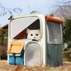 Кошачья сумка-переноска для домашних животных, рюкзак большой емкости, прочный, регулируемый плечевой ремень, многофункциональный рюкзак для