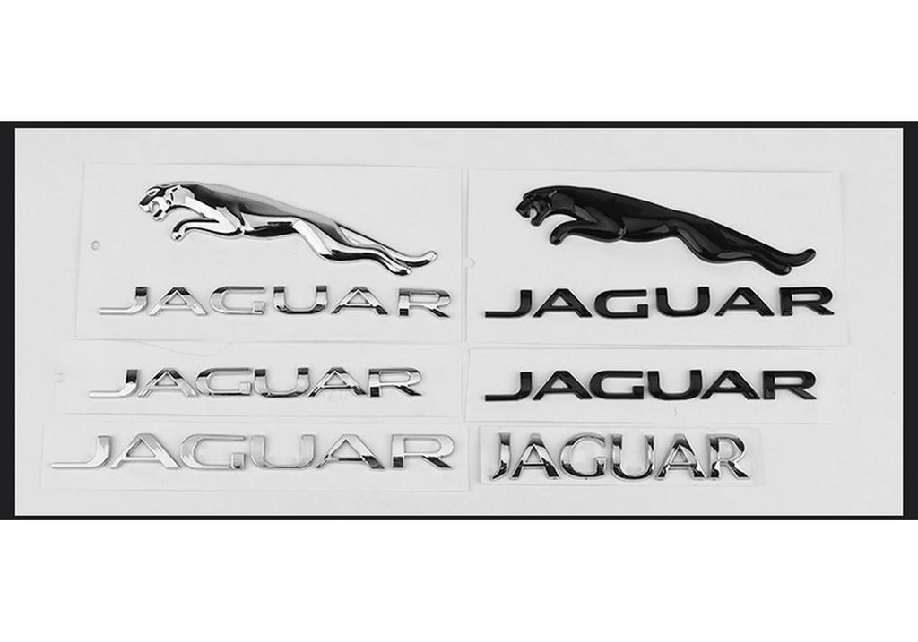 Наклейка-логотип на задний багажник Jaguar для XJ, XF, F-TYPE