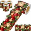 1 Roll Christmas Decoration Border Stickers Window Home Decor Christmas Gift Wrapping