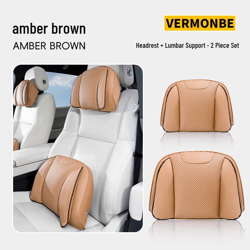 Universal Car Headrest Neck Pillow & Lumbar Support for Kaiyi Shiyue Kunlun Xuan Du Xuanjie Pro X3 V7 iEA